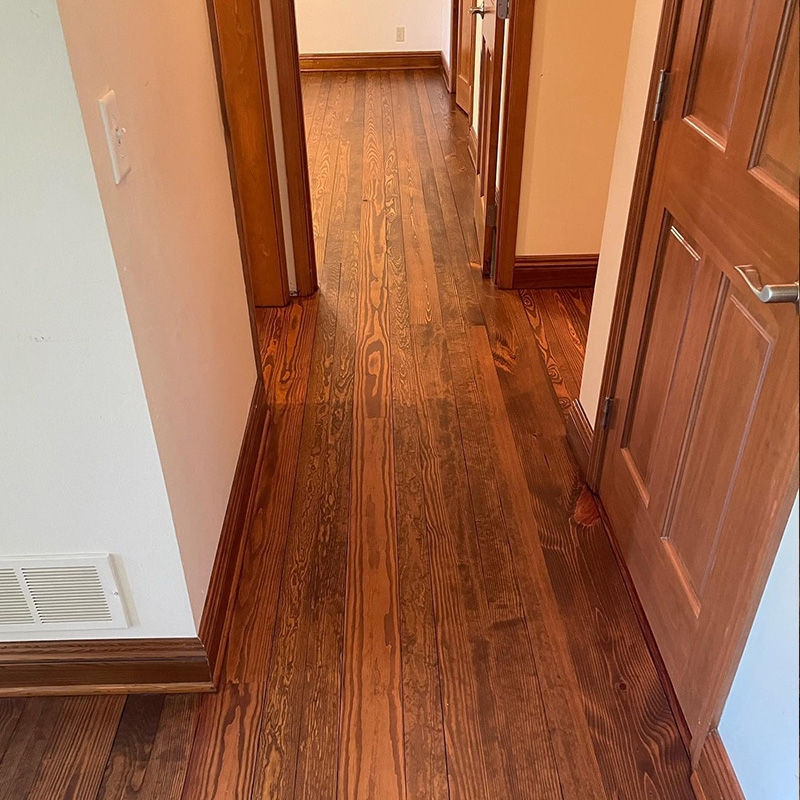 Erase the evidence of accidents and worn-down boards with our hassle-free and affordable hardwood floor repairs.