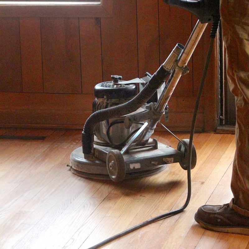 Refurbish your floor’s shine or revamp your flooring entirely with our hardwood floor refinishing services.