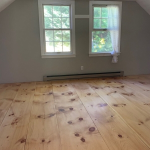 bedroom hardwood floor installation