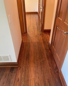 hardwood floor in a hallway